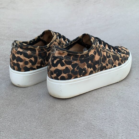 Steve Madden Emmi Women's Leopard Print Platform Sneakers Sz 8.5 - Picture 8 of 15